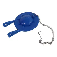 Kit de reemplazo de tapón de agua para inodoro, tapón de agua para tanque de inodoro, cubierta azul de 2 pulgadas (versión engrosada)