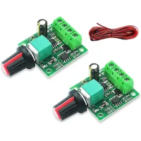 Controlador de velocidad de motor pwm piezas baja tensión dc v v interruptor ajustable potenciómetro v con botón de control de velocidad