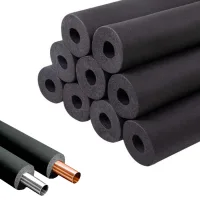 8 piezas de tubos aislantes, tubos de aislamiento térmico flexibles, aislamiento acústico, ignífugos (diámetro interior 19 mm, longitud 1,8 m)
