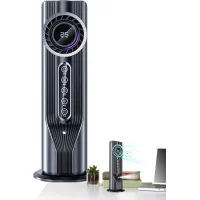 Pequeño aire acondicionado portátil mini ventilador personal evaporativo compacto para escritorio dormitorio coche dormitorio tienda campaña camping