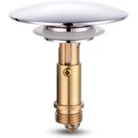 Tapa de 70 mm，tapón de drenaje para lavabo pop up con válvula, para la mayoría de los fregaderos de cocina y baño