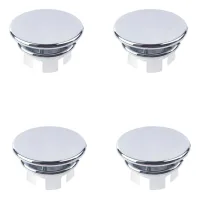 Tapa de desbordamiento para lavabo piezas de anillo de desbordamiento de lavabo tapa de desbordamiento agujero redondo para lavabo para lavabo baño