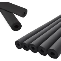 4 piezas de tubos aislantes, tubos de aislamiento térmico flexibles, aislamiento acústico, ignífugos (diámetro interior 13 mm, longitud 1,8 m)