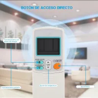 Control remoto para aire acondicionado daikin con respuesta rápida y control de larga distancia