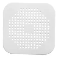 10 filtros para el cabello de ducha - pinzas para el cabello de ducha | filtro de bañera / ducha - baño (blanco 14,3 * 14,3 * 1,5 cm)