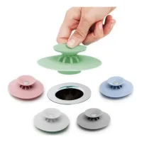 Paquete de 5 tapones de desagüe de silicona para bañera, lavabo, ducha
