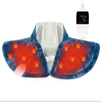 Almohadilla térmica para hombros y espalda, envoltura para el cuello, almohada de terapia de calor para aliviar el dolor, se calienta en 5 segundos