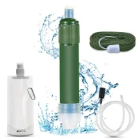 Filtro de agua para exteriores - kit de emergencia - filtro de agua - kit de supervivencia - 4000 litros - filtro de agua para exteriores
