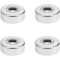Roseta de grifo de 4 piezas, roseta para mezclador de ducha, cubierta para tubo de radiador, 3 tamaños ajustables, para accesorios de ducha, decoració
