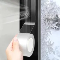 Cinta de sellado aislante para puerta y ventana 3cmx10m, cinta resistente a la intemperie, adhesivo transparente, banda impermeable para ventanas