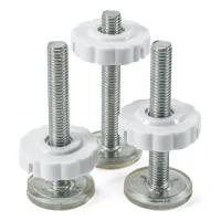 Varillas de tornillo extra largas para puertas de seguridad para bebés y mascotas, 4 tornillos de repuesto incluidos