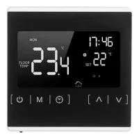 Termostato inteligente programable para calentador de agua eléctrico, pantalla táctil, termorregulador ac 85-250 v
