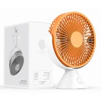 Ventilador portátil para camping, se puede colgar o colocar, también es adecuado para uso en la oficina gracias a su carga usb.