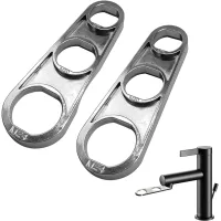 2 llaves para aireador, burbujeador de grifo, llave para ventilador de fregadero y cartucho mezclador m16/m18/m20/m22/m24/m28