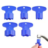 Juego de 5 llaves de grifo para aireadores de tapa, 5 tamaños m16,5, 18,5, 21,5, 22,5, 24 llaves de grifo de empotrar para aireadores de tapa, azul