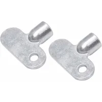Llave de purga de radiador, 2 pcs llave de radiador de apertura cuadradas, llaves de purga para radiadores de aleación de zinc para varios radiadores