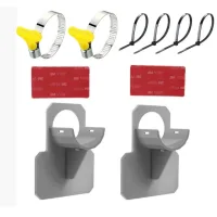 Lfish juego de 2 soportes para mangueras de piscina - accesorios para mangueras de piscina con protección antipinchazos, antidesgarros y antitirones
