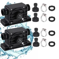 Minibomba de agua eléctrica para bombeo rápido de aceite, agua y líquidos, ideal para uso doméstico (juego de 2)