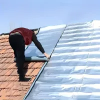 Cinta autoadhesiva para techos bextcok, cinta de reparación impermeable, para reparar techos exteriores, ventanas y canaletas, 10 cm x 5 m.