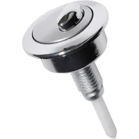 Pulsador doble para descarga de inodoro, pulsador de cisterna para inodoro de doble descarga, cromado, compatible con siamp twyford optima49.