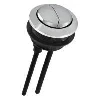 Pulsador de cisterna de inodoro - 49 mm - 55 mm - pulsador doble - accesorios de recambio para la reparación de cisternas de inodoros