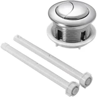 Pulsador de doble descarga 114mm pulsador de reemplazo de doble descarga pulsador de reparación de tanque de agua con diámetro de alambre