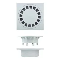 Sifón para fregadero de pvc gris 300 mm – superficie antideslizante – resistente a los rayos uv – para espacios exteriores e interiores