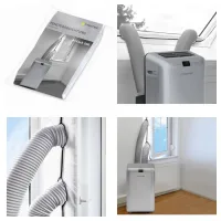 Kit de sellado trotec airlock 200 para aires acondicionados y deshumidificadores. sistema de cierre de aire caliente.