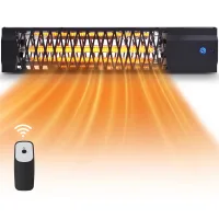 Nettlife riscaldatore a infrarossi stufa a parete per esterni 2000 watt