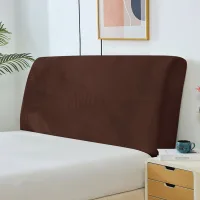 Funda para cabecero de cama queen, funda elástica para sofá, protector de tela. apta para cabeceros tapizados, color marrón oscuro...