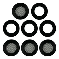 Lote de 4 juntas de filtro para ducha 3/4 y 4 arandelas de goma contra fugas, para ducha fija y ducha de mano 1/2