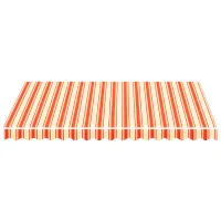 Tela de repuesto para toldo, amarilla y naranja, 3x2,5 m
