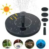 Fuente flotante solar, 5 w para bomba de fuente baño de pájaro pequeño estanque acuario... - rw jardín / estanques ornamentales / fuentes para
