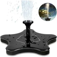 Fuente solar eléctrica bomba de agua solar panel solar bomba 1.4w jardín exterior riego bomba flotante para jardín patio aves estanque piscina y