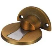 Enowelir tope de puerta magnético de acero inoxidable 304 para oficina restaurante hotel hogar soporte fijación puerta latón amarillo
