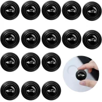 16 piezas amortiguadores de coche juntas antichoque almohadilla de silicona pegatinas de protección de puerta de coche tampón de puerta de coche para