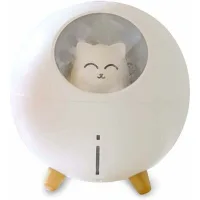 Enowelir decoración de pared metálica negra silueta luna y gato arte de pared para hogar dormitorio sala de estar oficina