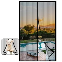 Mosquitera puerta magnetica 80x200cm,cortinas antimoscas puerta exterior con iman,cortinas antimosquitos para puertas exteriores,fly curtains for door