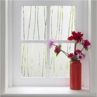 Lámina electrostática esmerilada para ventanas con rayas irregulares, 30x200cm, para cocina, dormitorio, baño.