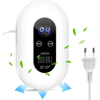 Purificador de aire con generador de ozono, ionizador, minipurificador de aire con ozono, esterilizador de olores para dormitorio, baño y cocina.