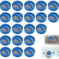 20 filtros de agua para lavadora, válvula de entrada de agua para manguera de lavadora con filtro de malla.