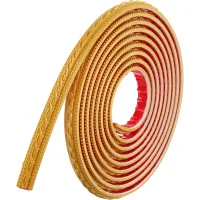 Moldura adhesiva dorada de 5 m para paredes, moldura flexible para espejo, tira autoadhesiva para revestimiento de pared, borde de papel tapiz para br