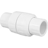 1 pieza válvula antirretorno de pvc para fontanería - 32 mm - accesorio para evitar el reflujo en las juntas de tuberías
