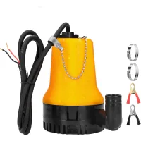 Bomba de agua sumergible de 12 v cc, 4200 l/h, 50 w, para pozos, riego, drenaje y estanques portátiles con cable de 1,3 m para estanques, piscinas y j