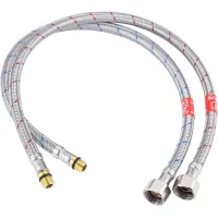 Manguera flexible para grifo de cocina, anticorrosión, para grifo mezclador, fregadero y lavabo.