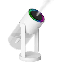 Humidificador ultrasónico de 550 ml con vapor frío, silencioso, usb, de escritorio, con luz nocturna colorida y apagado automático cuando se queda sin