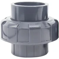 Conector de conexión de pvc, diámetro interior de 40 mm, accesorios de fontanería, tapón de disolvente gris, conector rápido para acuario, estanque