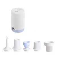 Bomba eléctrica para bolsas de almacenamiento al vacío, bomba de aire portátil de 1500 mah, bomba de aire eléctrica de 20 w para colchones inflables,