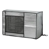 (86 x 35 x 60 cm) funda protectora para aire acondicionado exterior - adecuada para garantizar el rendimiento óptimo de la unidad exterior