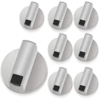 Perilla de metal para estufa, 8 unidades, universal, para control de horno y cocina de gas